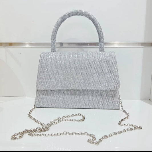 Mini-sac argenté