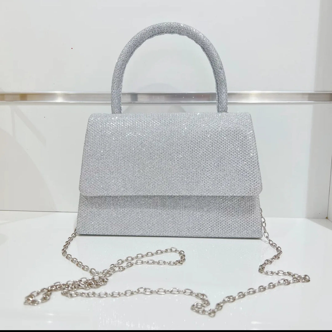 Mini-sac argenté