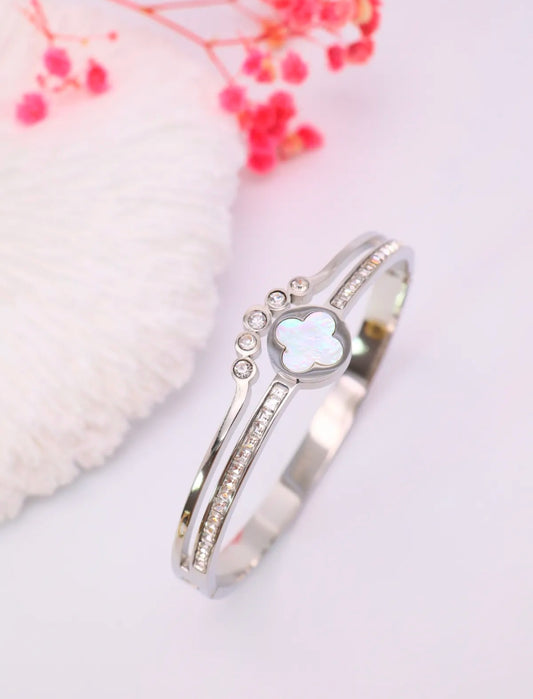 Bracelet Trèfle et Strass