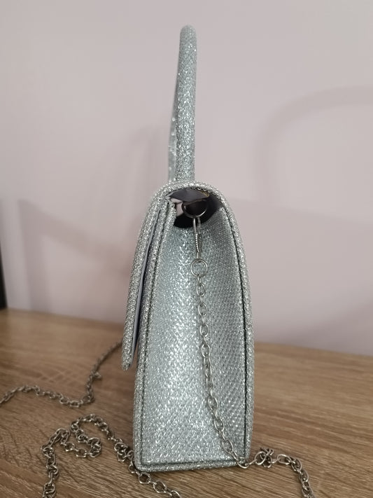 Mini-sac argenté
