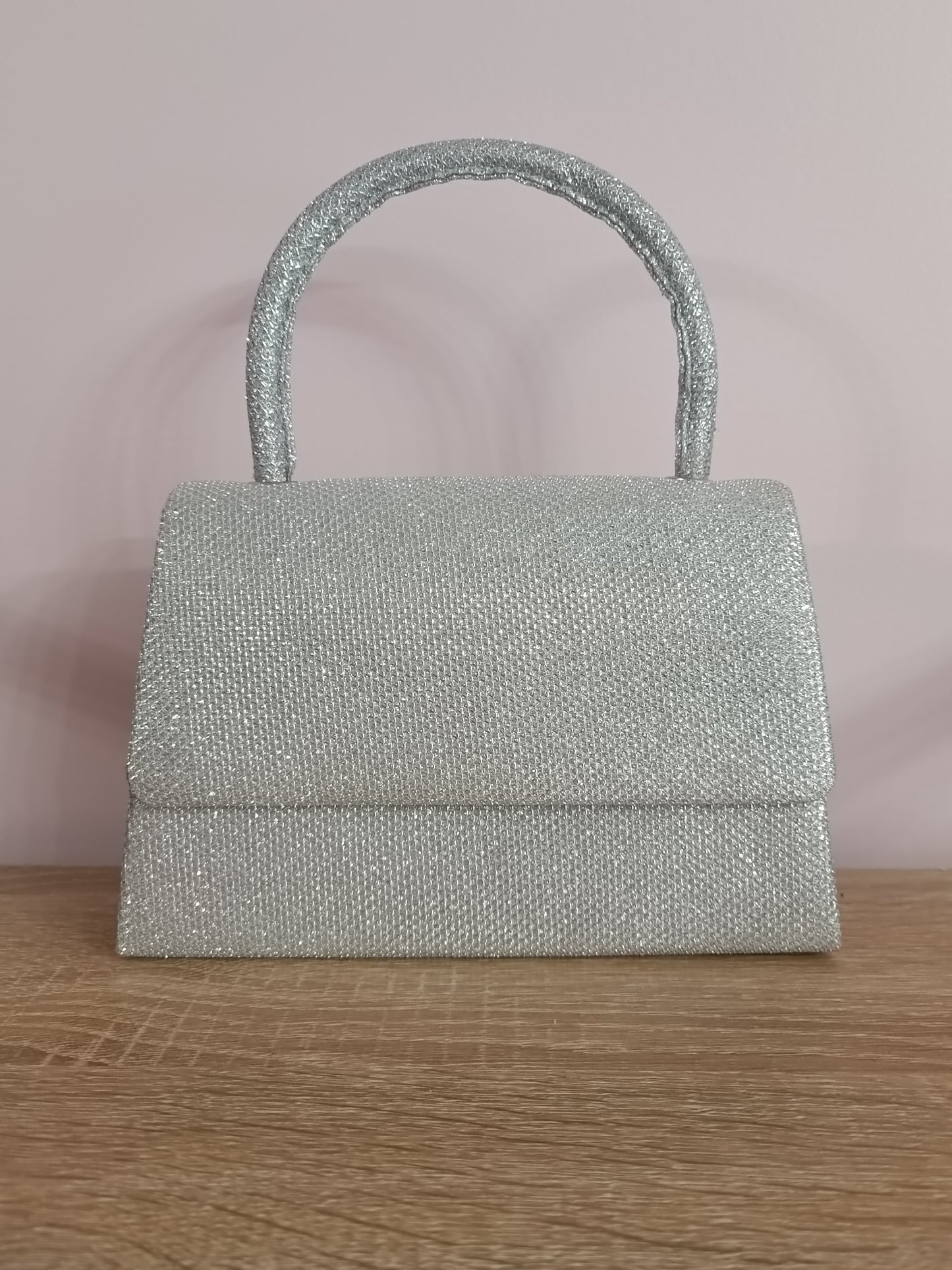 Mini-sac argenté